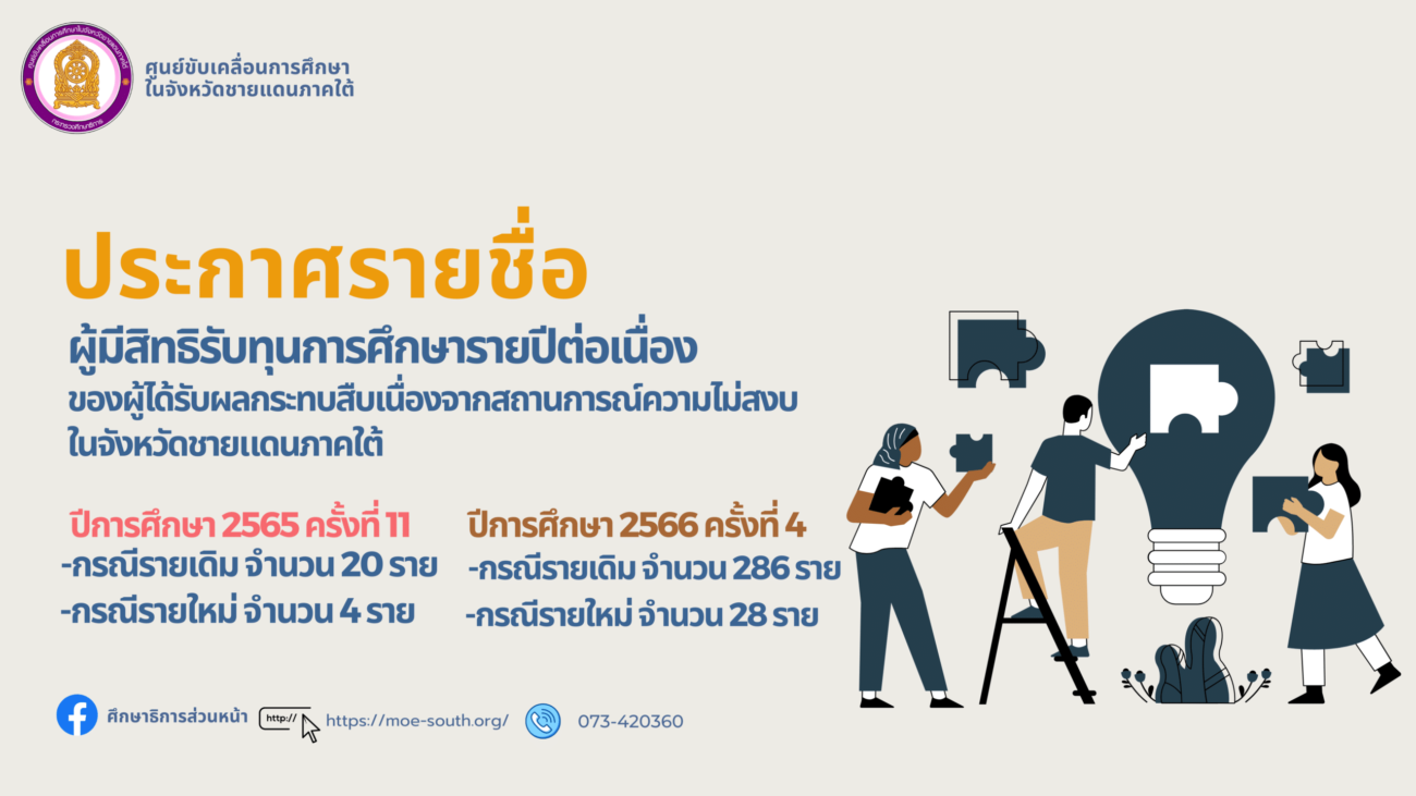 info ทุนรายปีต่อเนื่อง